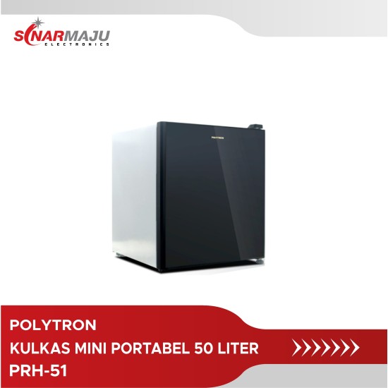 Kulkas Mini Portabel Refrigerator 50 Liter Polytron PRH 51